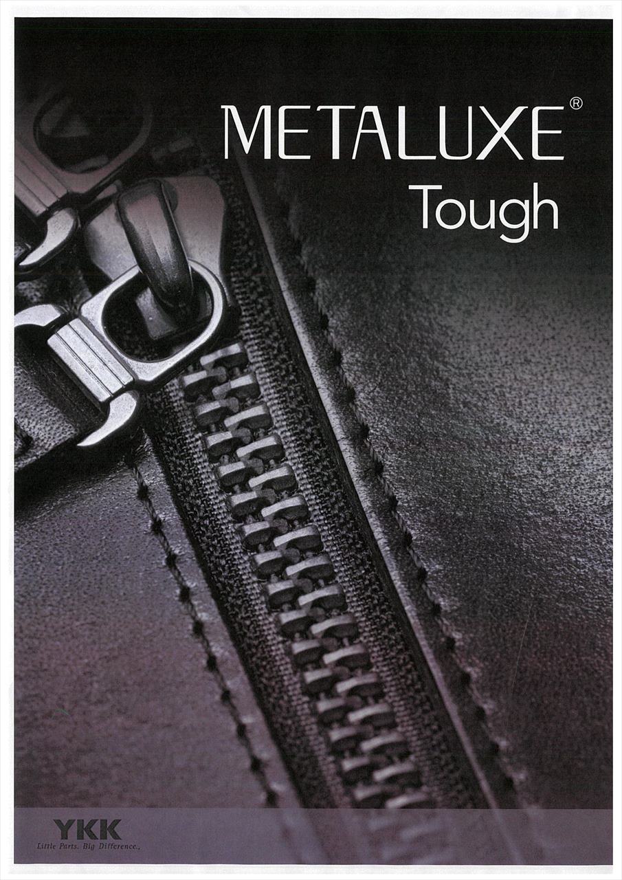 YKK METALUXE Tough メタルックス タフ メタリックブラック 逆開