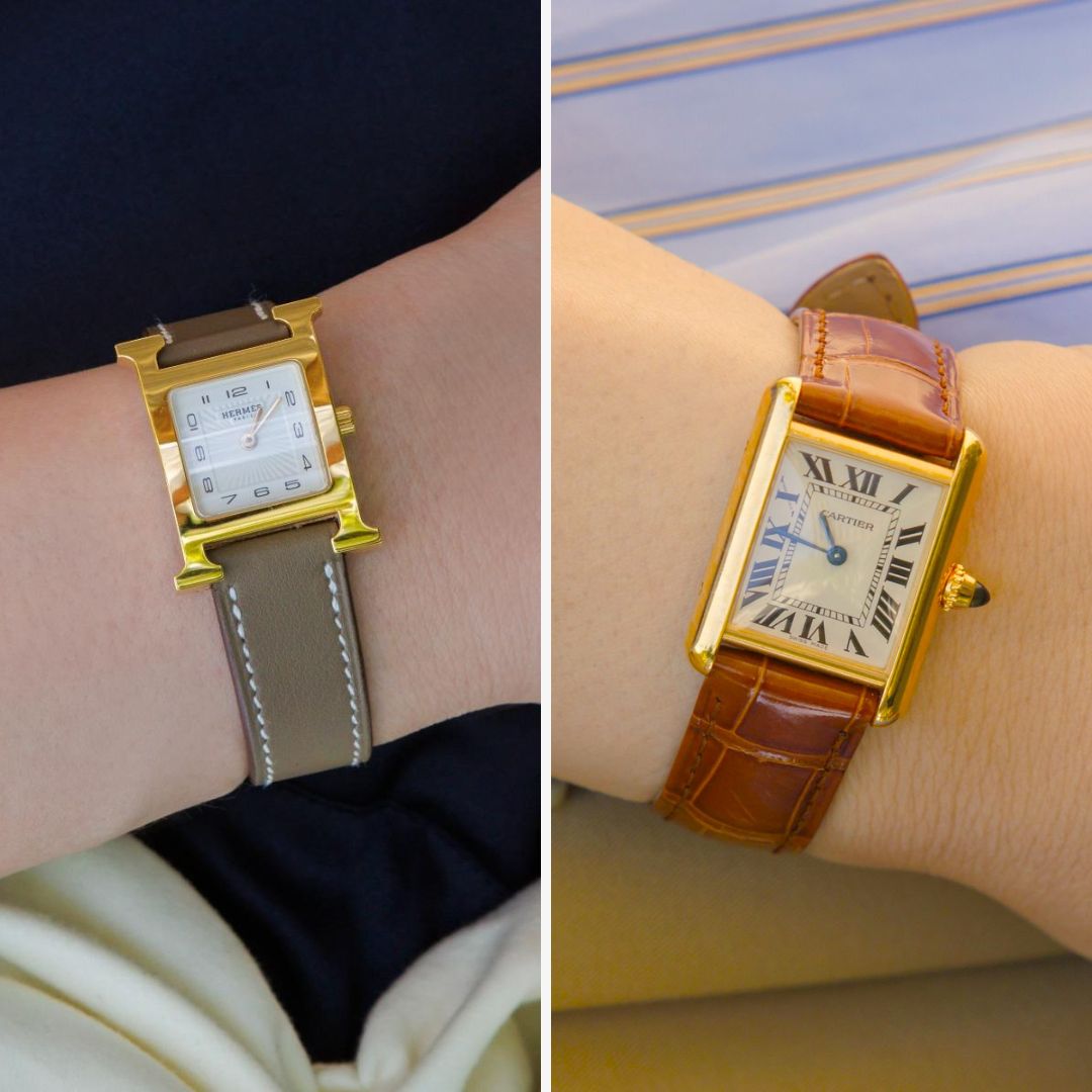 エルメス、カルティエ…「腕時計」は革ベルトが気分＜関西SNAP＞ | VERY
