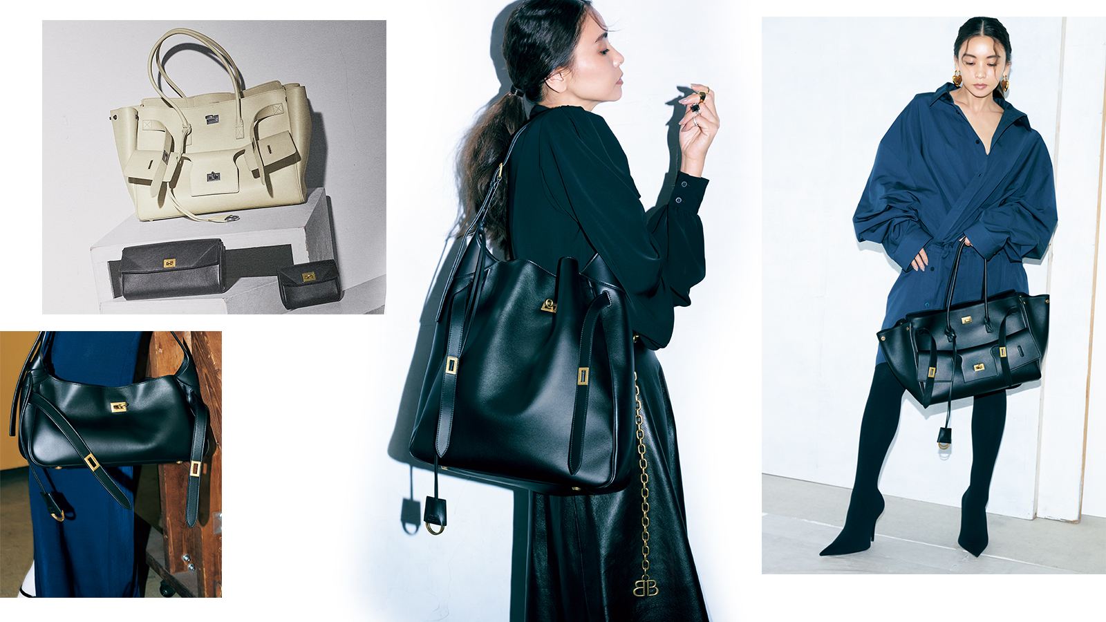 バレンシアガの知性が光る〝型破りな黒〟バッグ | VERY NaVY