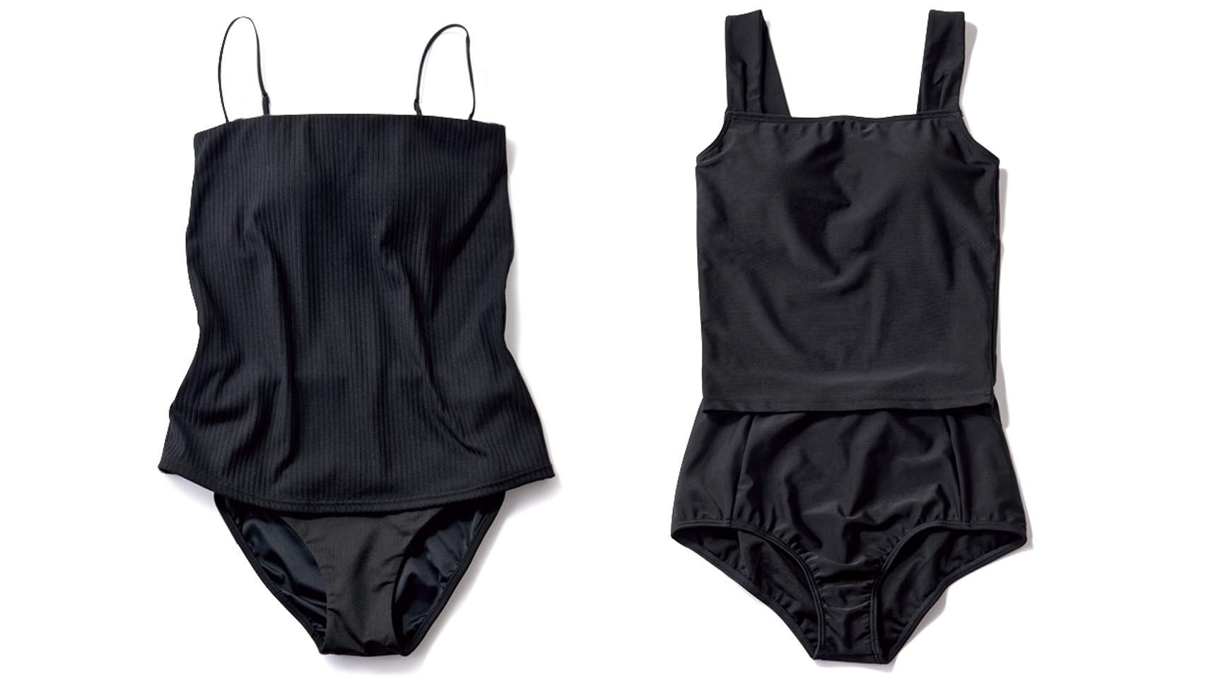 辛口派の『ストラップ水着』3選！“胸元ほっそり見え”でヘルシーな印象