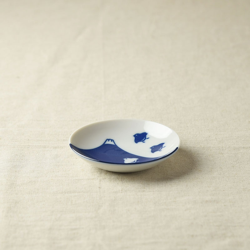 千鳥づくし 9.5cm豆皿 富士千鳥[定番] - 業務用食器販売用食器 卸売の