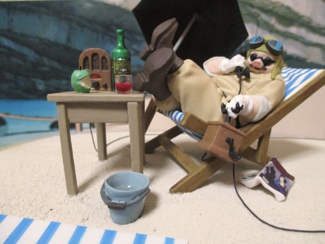 紅の豚 アジトのポルコ ジオラマ完成 | leftyさんの作品 | ARTHOBYCOMM