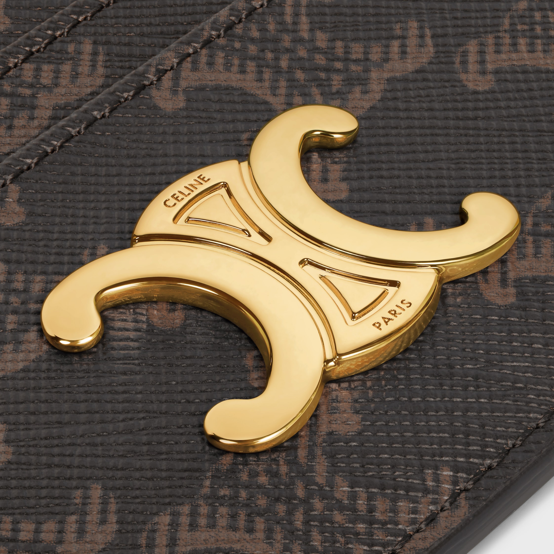 カードホルダー トリオンフ / トリオンフキャンバス - タン | CELINE