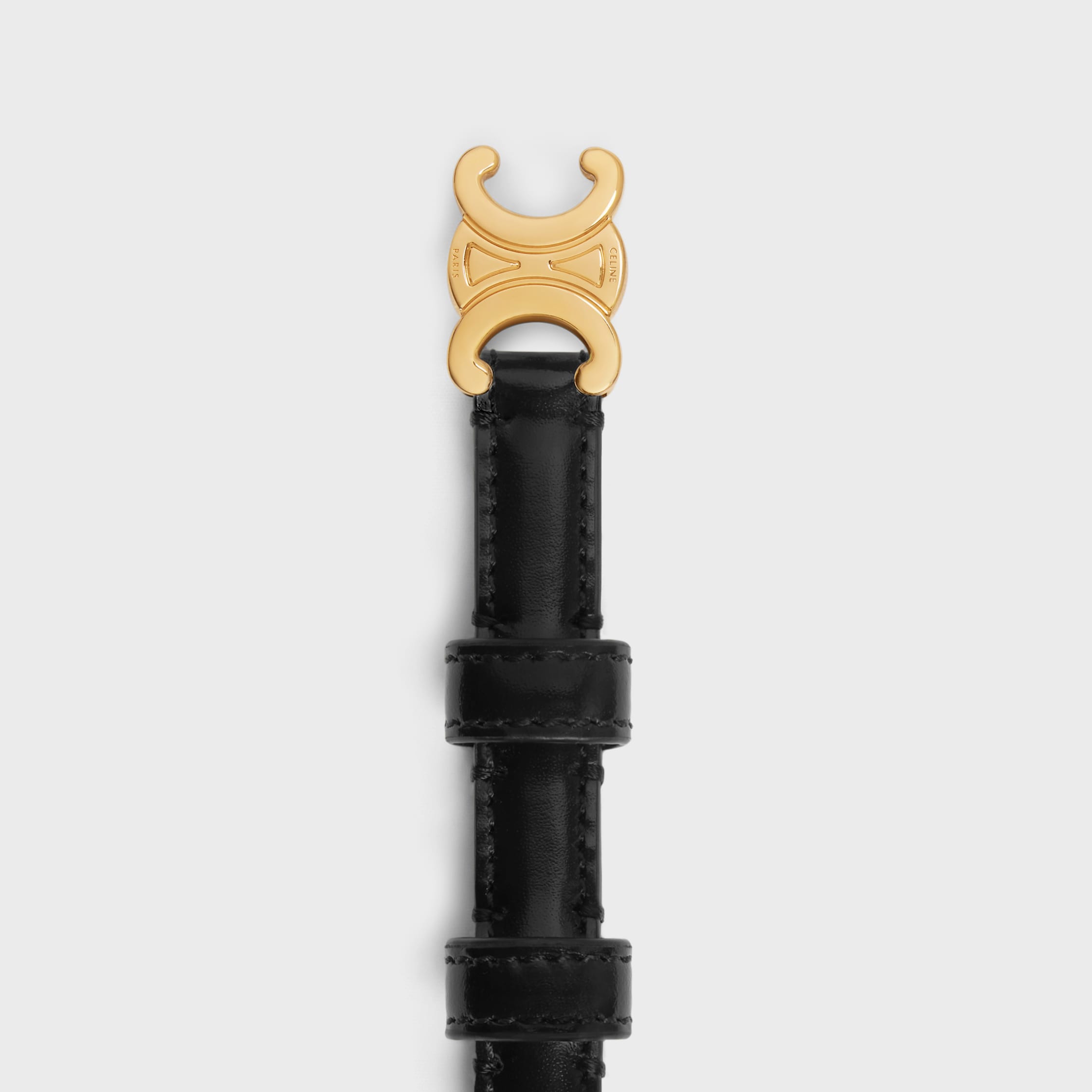 ティーン 13MM トリオンフ ベルト / トリヨンレザー - ブラック | CELINE