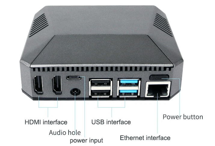 Argon One V2 Raspberry Pi 4 Aluminium Case - DFR0711