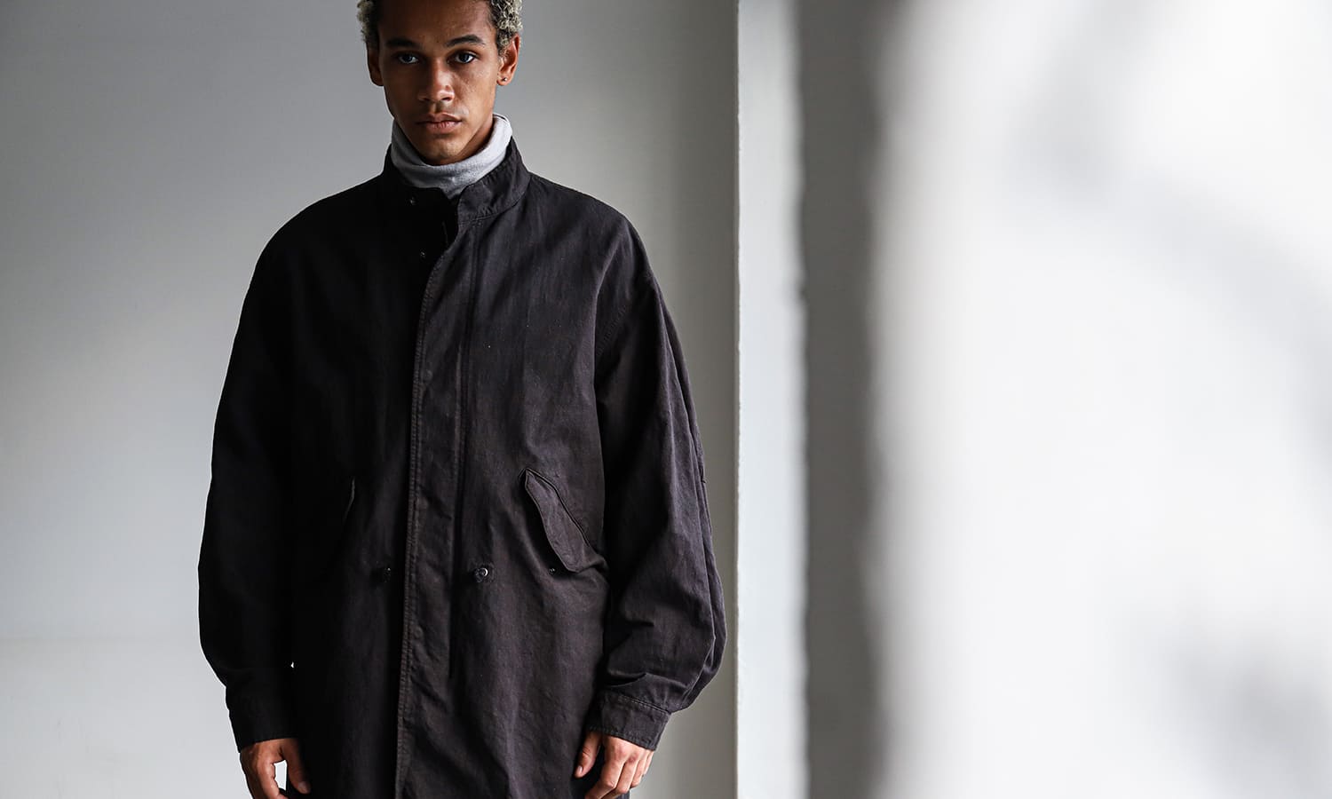 Cotton Linen Oxford Mod's Coat｜nest Robe International Online Store