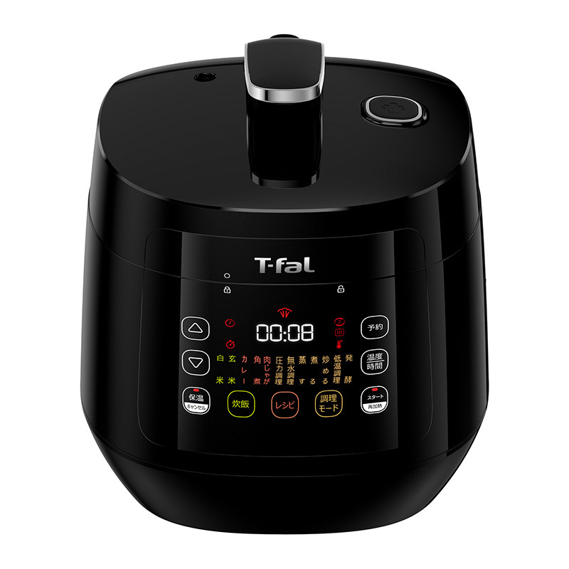 ラクラ・クッカー コンパクト電気圧力鍋（1台12役） ブラック CY3518JP