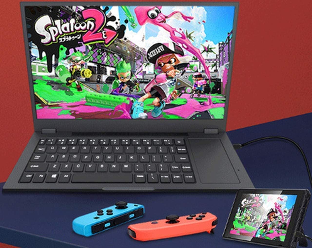 キーボード一体型ポータブルモニター14㌅ Quintokuta TK140 キーボード