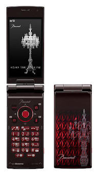 5000台限定のバカラケータイ「SH-09C」、3月11日発売 - ITmedia Mobile