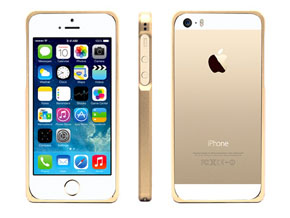 超薄型のアルミバンパー「Alloy X for iPhone 5／5S」に新色シャンパン