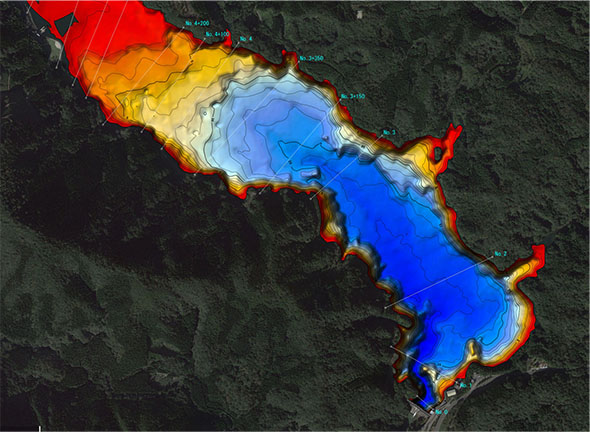 中央開発のダム貯水池3Dマッピング技術「Nソナー」がNETISに登録：維持