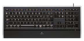 ロジクール、LEDイルミネーション機能も備えたUSBデザインキーボード