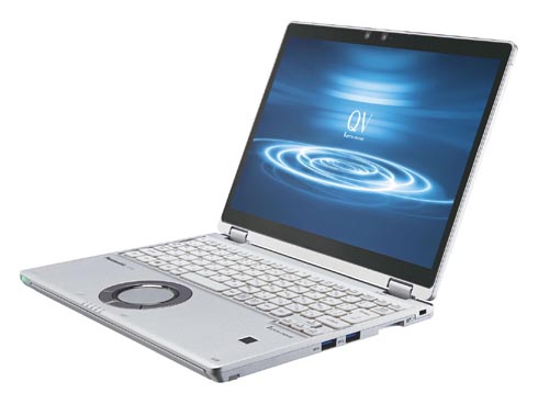 パナソニック、高解像度12型液晶を内蔵した2in1モバイルノート「CF-QV8