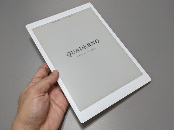 E Ink電子ノート「QUADERNO（クアデルノ）」をライバル製品と比較した