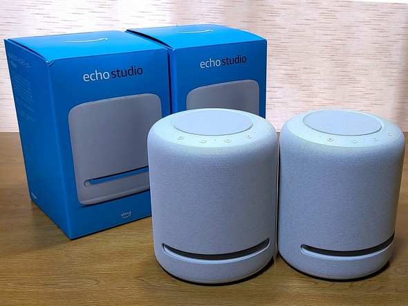 Echo Studio 2台セット Amazon echo Studio 2個セット