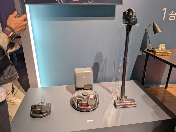 アンカーがスティック／ハンディ掃除機にもなるロボット掃除機「Eufy