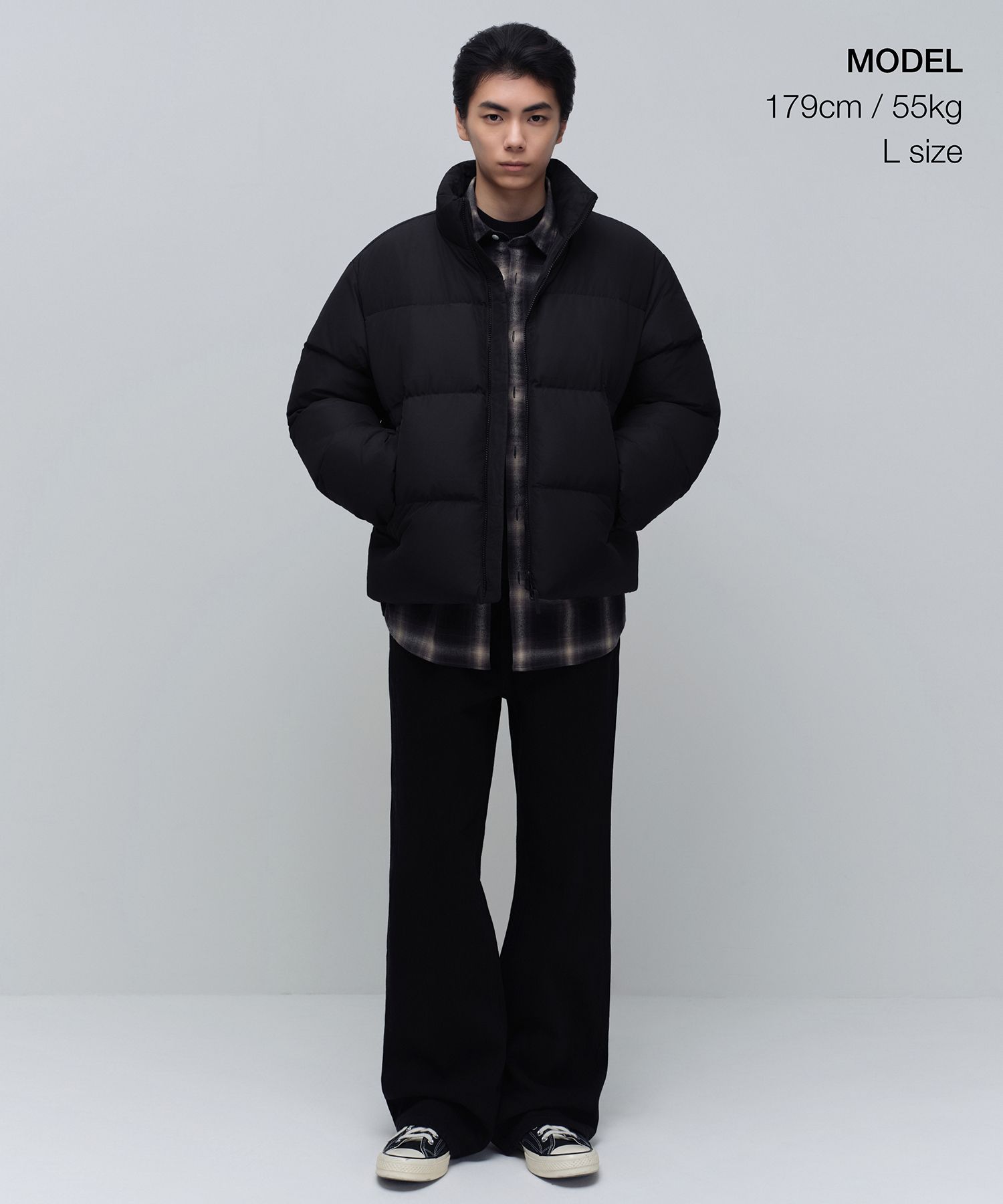 MUSINSA公式 | MUSINSA STANDARD ダウンパファーショートパッド入り