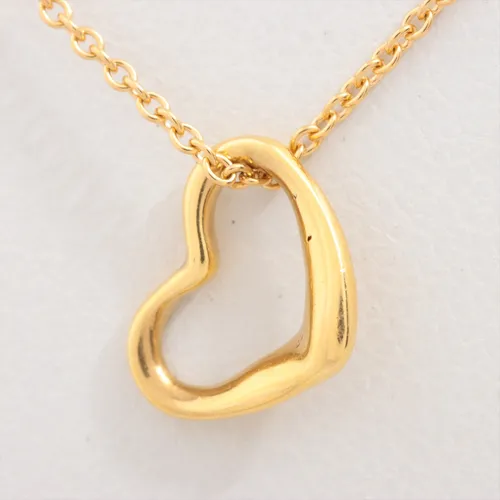 ティファニー オープンハート ネックレス 18K(YG) ABランクの買取