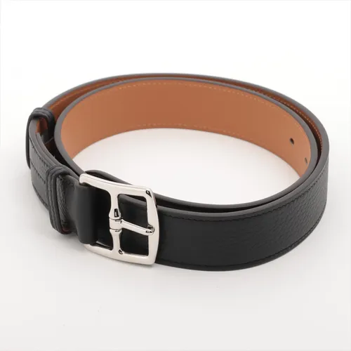 エルメス エトリヴィエール GP×革 ベルト B刻2023 85 ブラック AB