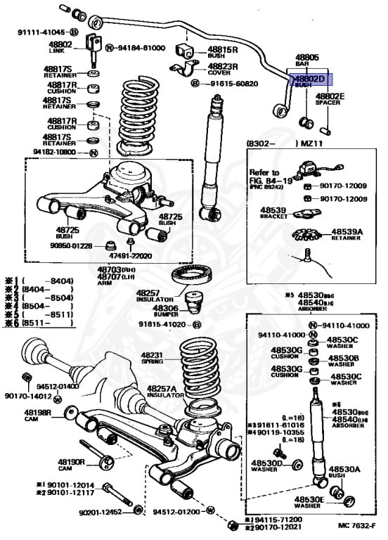 90385-11021 - Toyota - Bush, Stabilizer Link - Nengun Performance