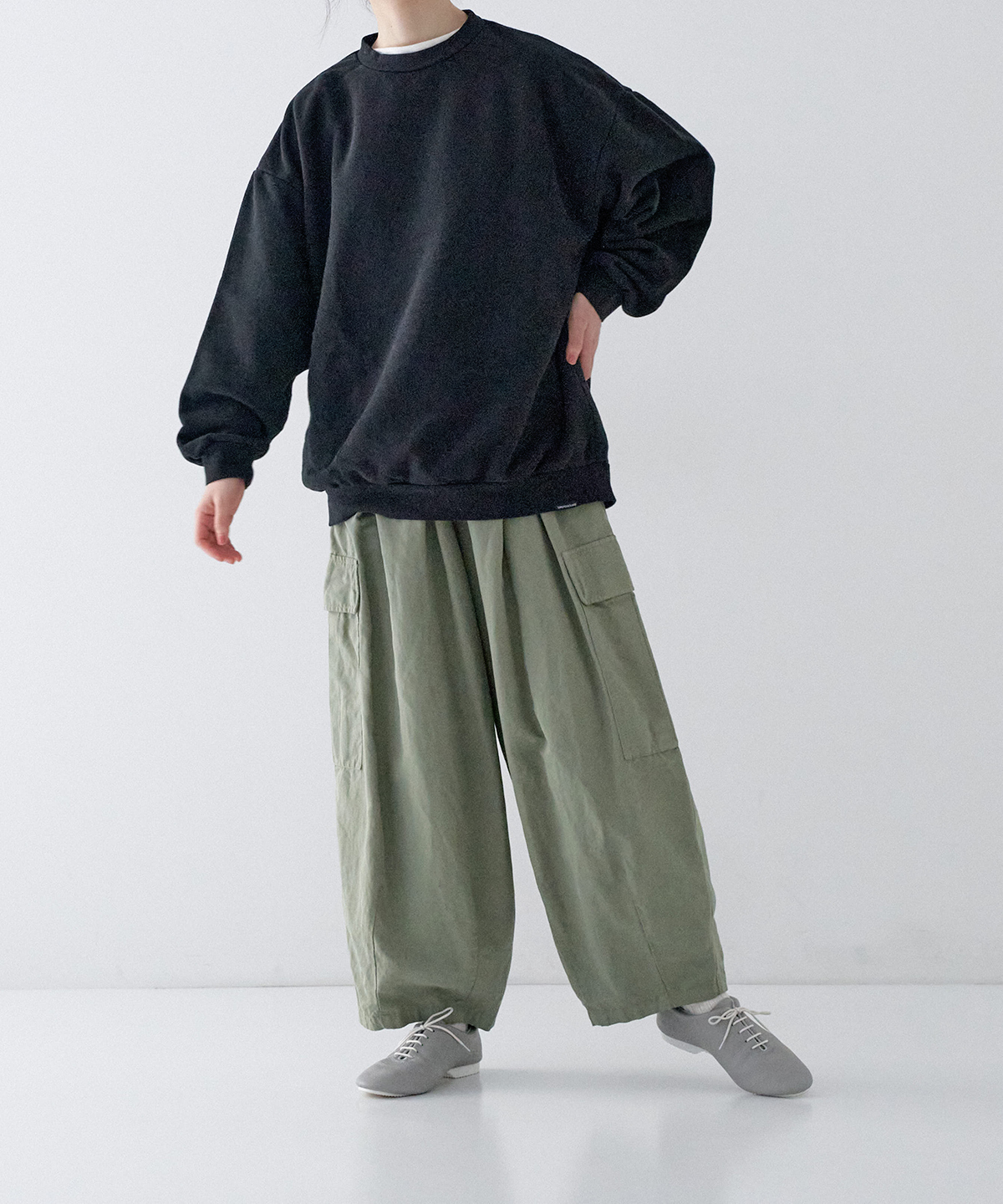 UpcycleLino] BASIC 裏毛ビッグスウェット｜nest Robe / CONFECT