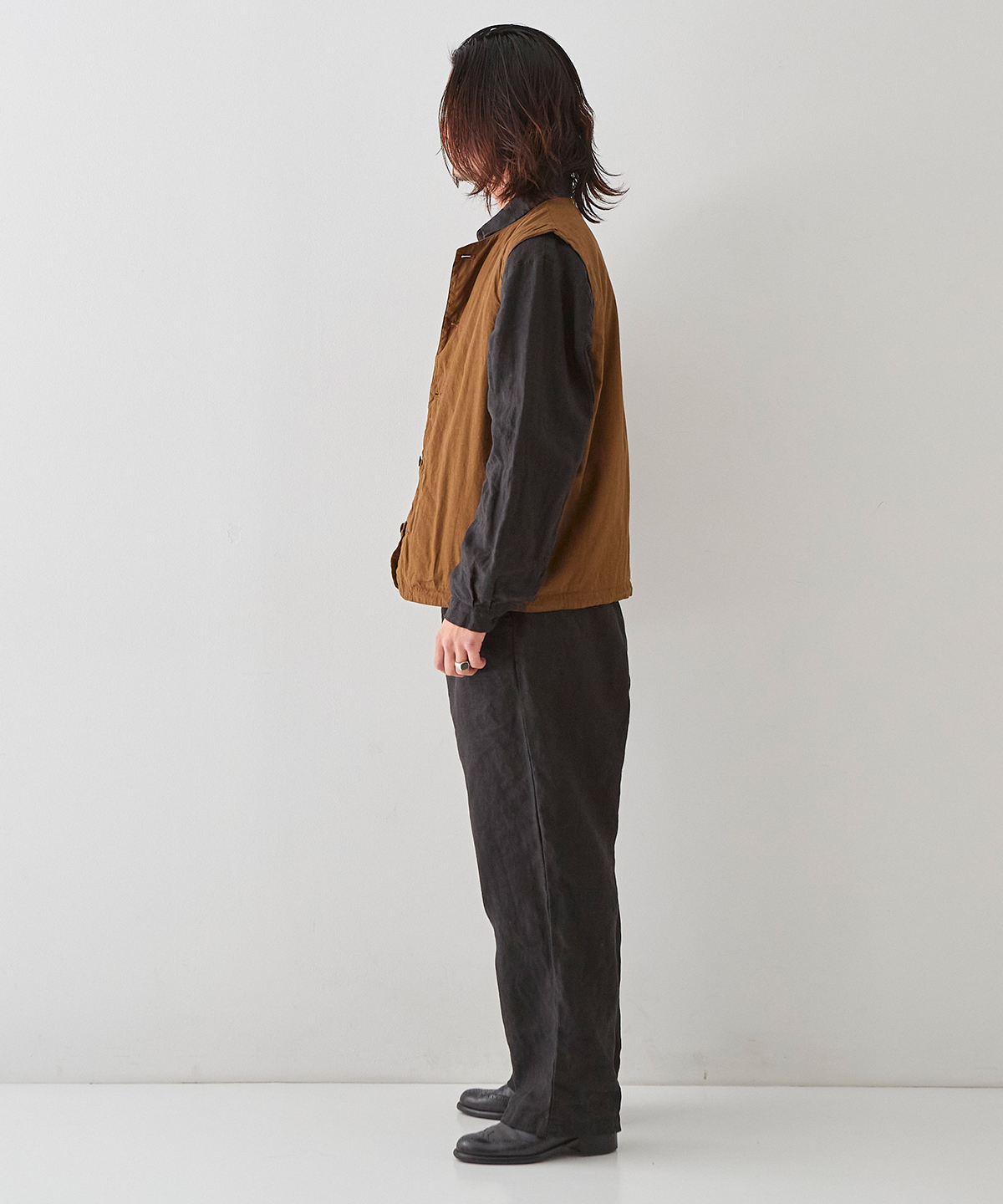 UpcycleLino] 60 クルーネックベスト｜nest Robe / CONFECT ONLINE SHOP