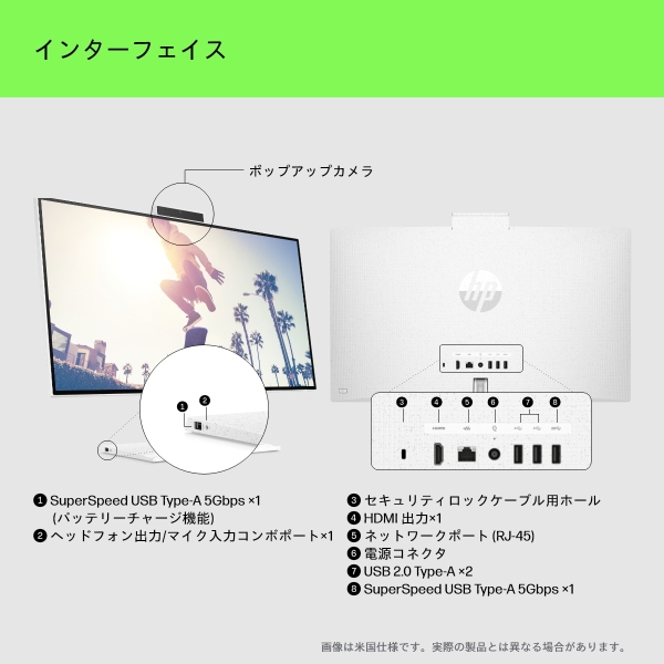 HP(Cons) HP 24-ck0000 AiO G1モデル (i7/16GB/512GB+2TB/Win11