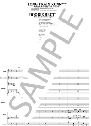 楽譜】THE DOOBIE BROTHERS / ロング・トレイン・ランニン バンド