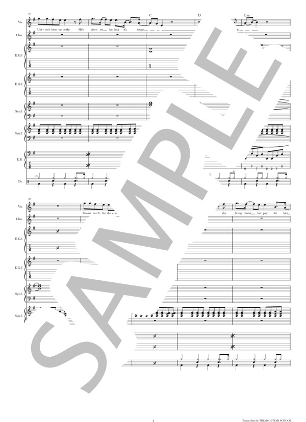 楽譜】Livin' On A Prayer / バンドスコア TAB譜 / BON JOVI (バンド