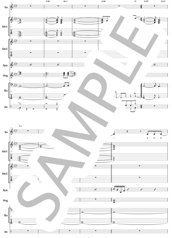 SHOW-YA TRADE LAST バンドスコア ショーヤ トレードラストバンド