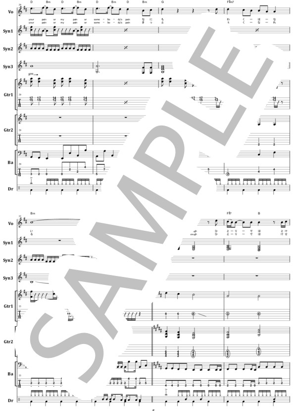 楽譜】TMN / GET WILD バンド・スコア from68 / TM NETWORK (バンド