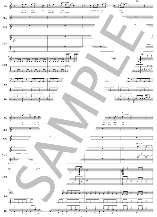 楽譜】マイケル・シェンカー / CRY FOR THE NATIONS バンド・スコア