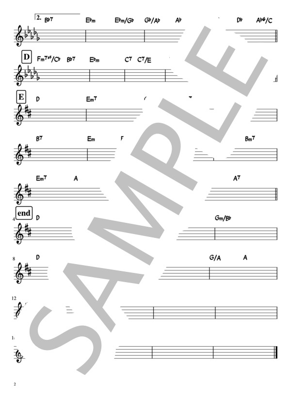 楽譜】 バンド用コード譜 / 松田 聖子 (その他 / 上級) - Piascore