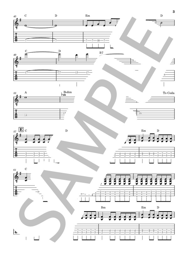 楽譜】DON'T SAY“LAZY” / 桜高軽音部 (エレキギター / 入門