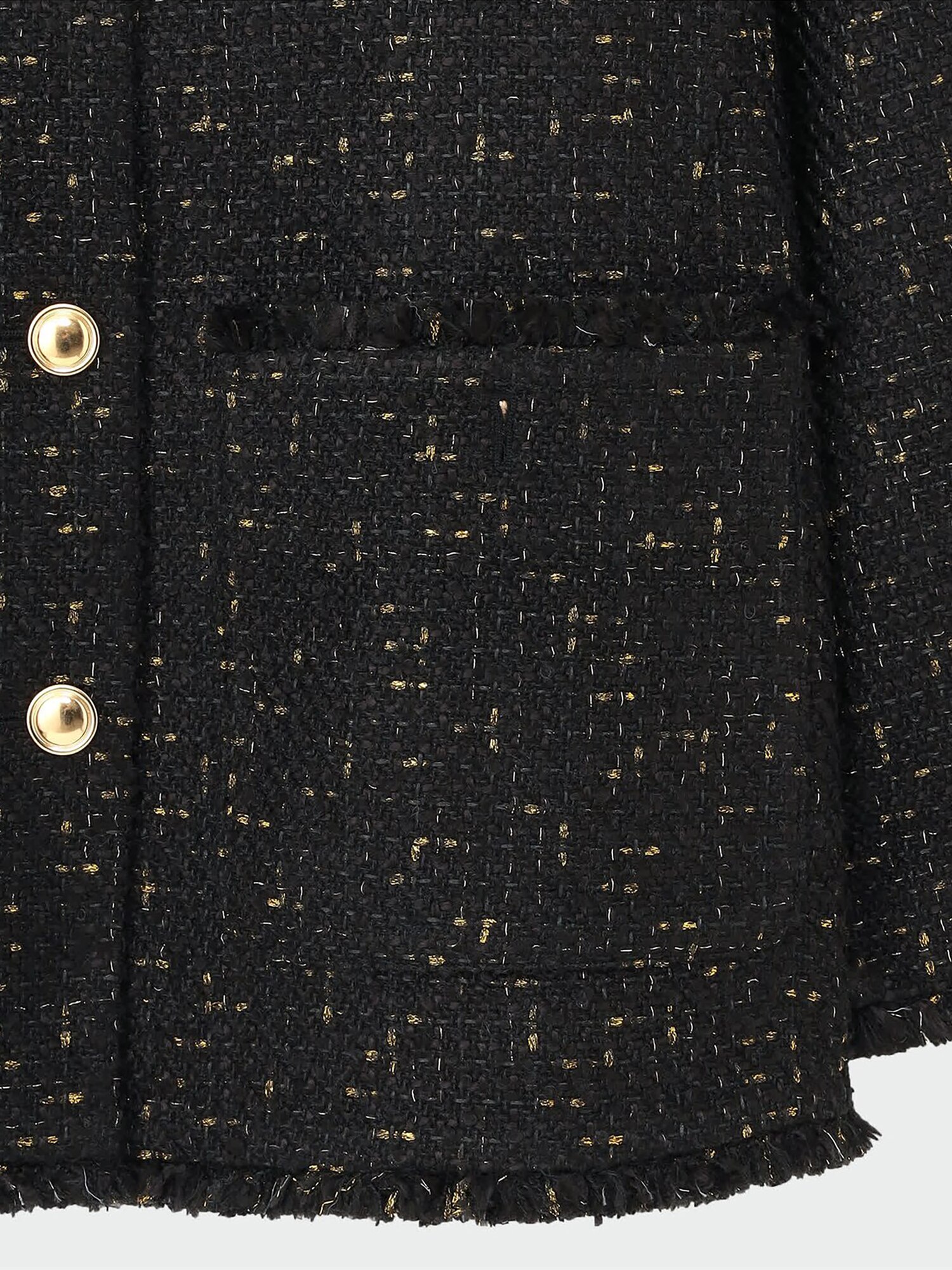 PLST(プラステ)公式 | ツイードノーカラージャケット（ラメ糸入り）