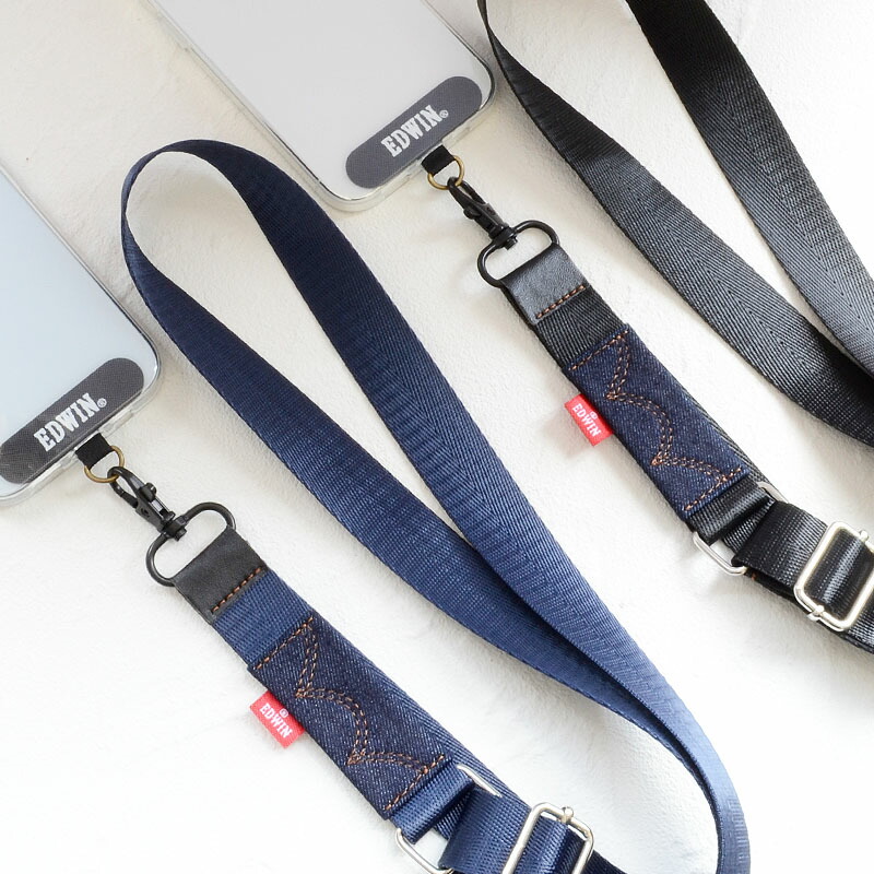 楽天市場】スマホ ストラップ 首掛け ネックストラップ EDWIN