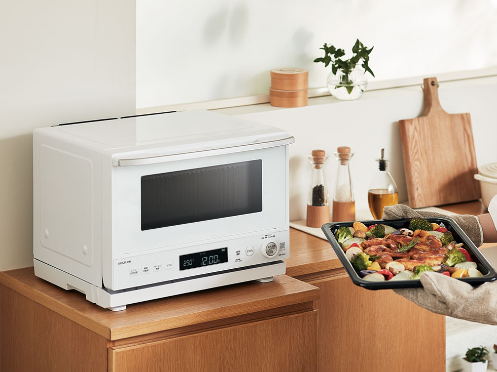 楽天市場】オーブンレンジ 電子レンジ 26L フラットテーブル コイズミ