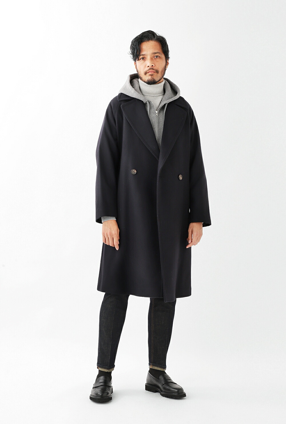 MAISON KITSUNE メゾンキツネ ジップアップパーカ/TONAL FOX HEAD