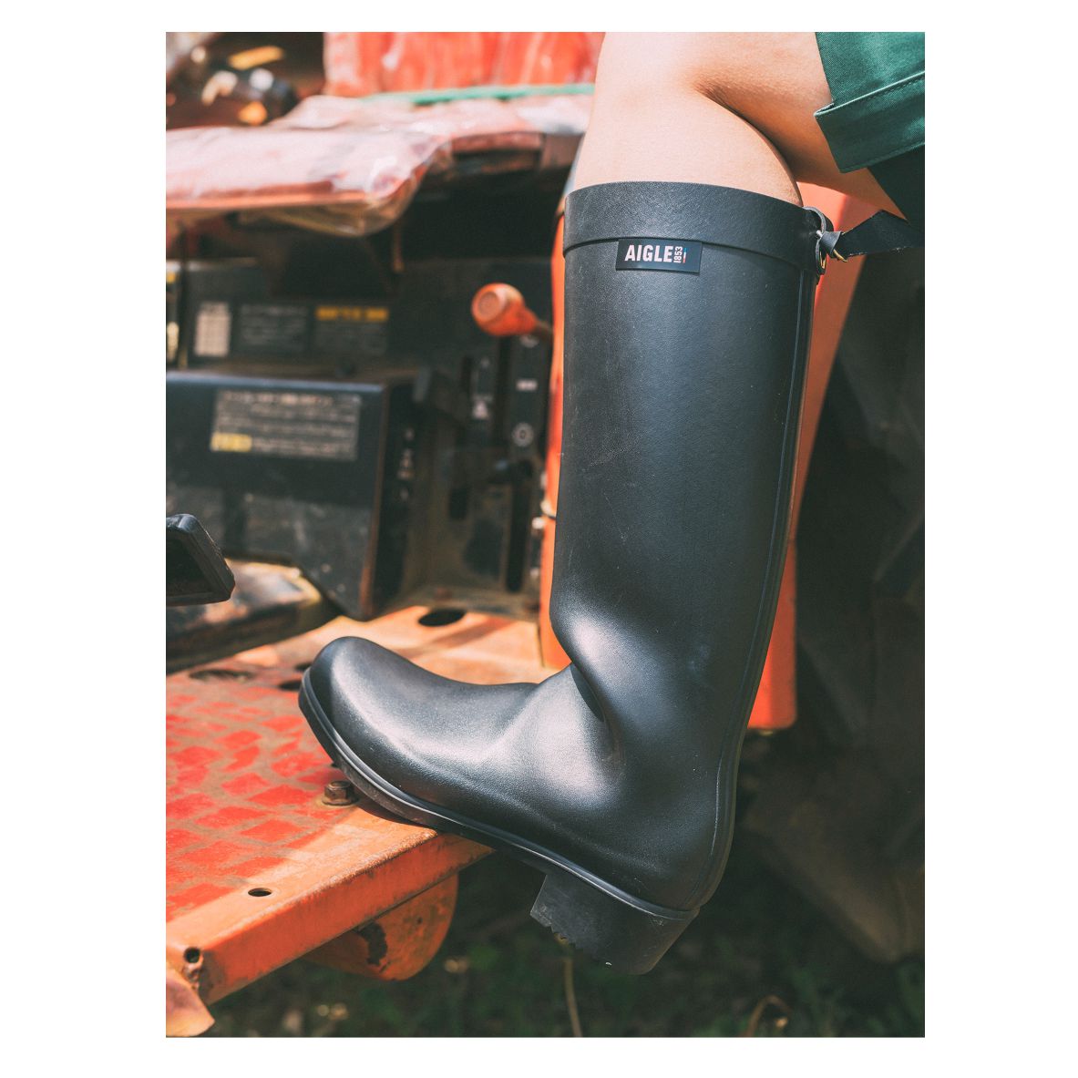 ほぼ未使用 スノー エーグル AIGLE ブーツ 23.5 防水 AIGLE（エーグル