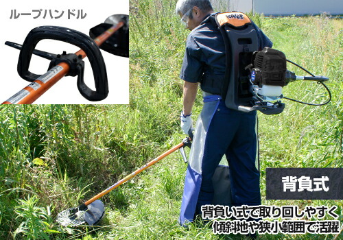 楽天市場】カーツ 草刈り機 背負式 エンジン式 メガパワー VR540-TLE48