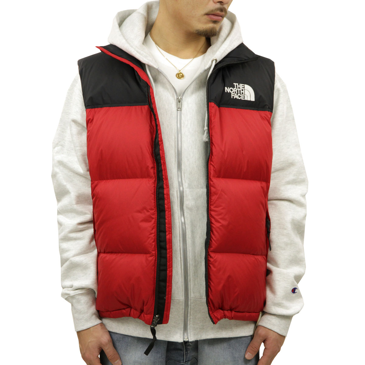 ノースフェイス THE NORTH FACE 正規品 メンズ ダウンベスト レトロ