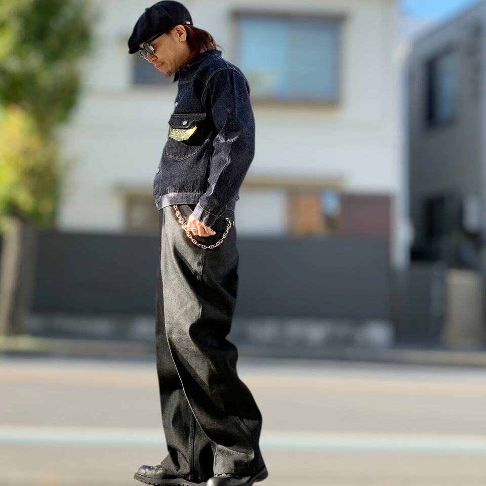 BEN DAVIS / DENIM GORILLA CUT PANTS