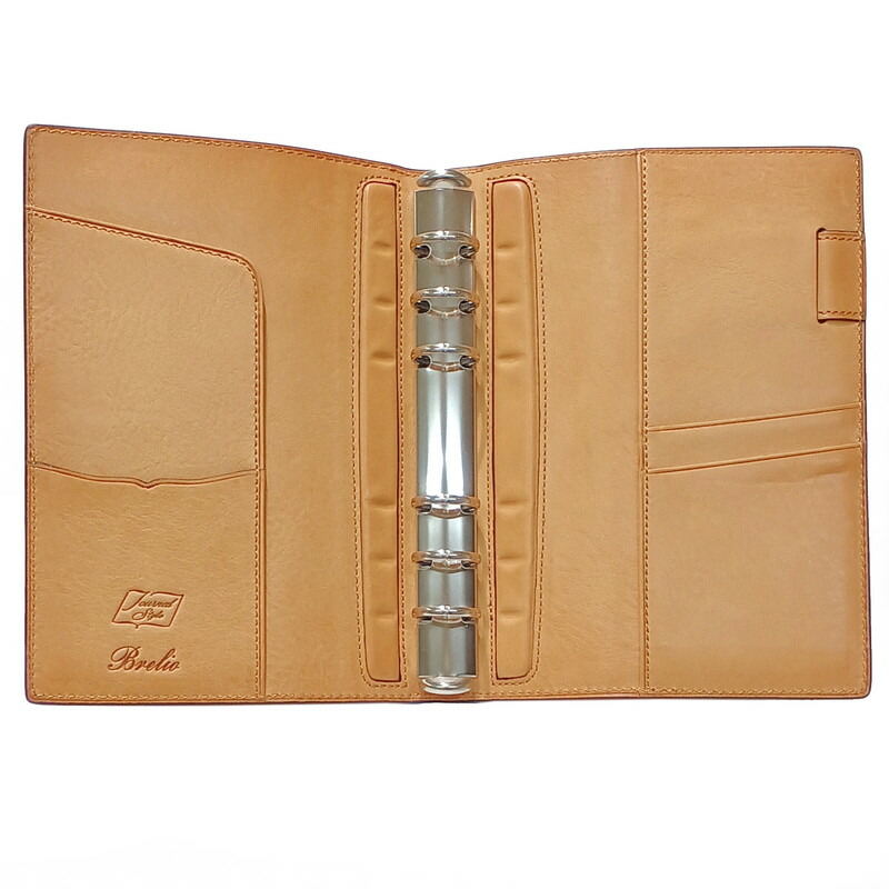 Brelio×NAGASAWA システム手帳 ミネルバボックス バイブルサイズ 20mm