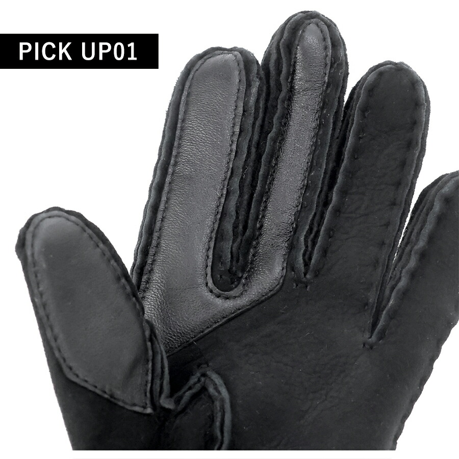 アグ 手袋 レディース ブランド UGG SHEEPSKIN SEAMED GLOVE Sサイズ