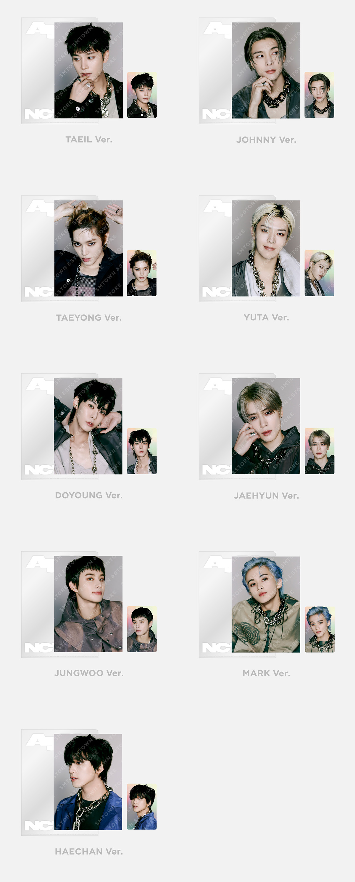 楽天市場】【NCT127】 Ay-Yo MD 【POSTCARD + HOLOGRAM PHOTO CARD SET