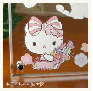 楽天市場】赤ちゃん 手形 足型 フォトフレーム 【 ハローキティ 花