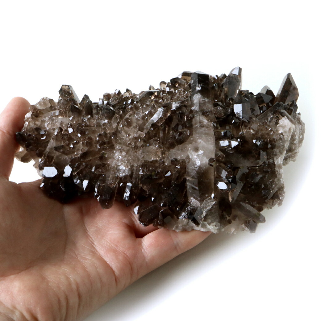 楽天市場】スモーキークォーツ クラスター 天然石 水晶 原石 煙水晶