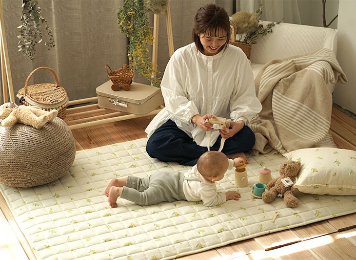 楽天市場】下敷き ラグ 極厚 ふかぴた高反発PREMIUM [極厚]170×170cm