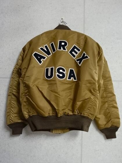 楽天市場】AVIREX MA-1 COMMERCIAL (LOGO)バックロゴ入りエムエーワン