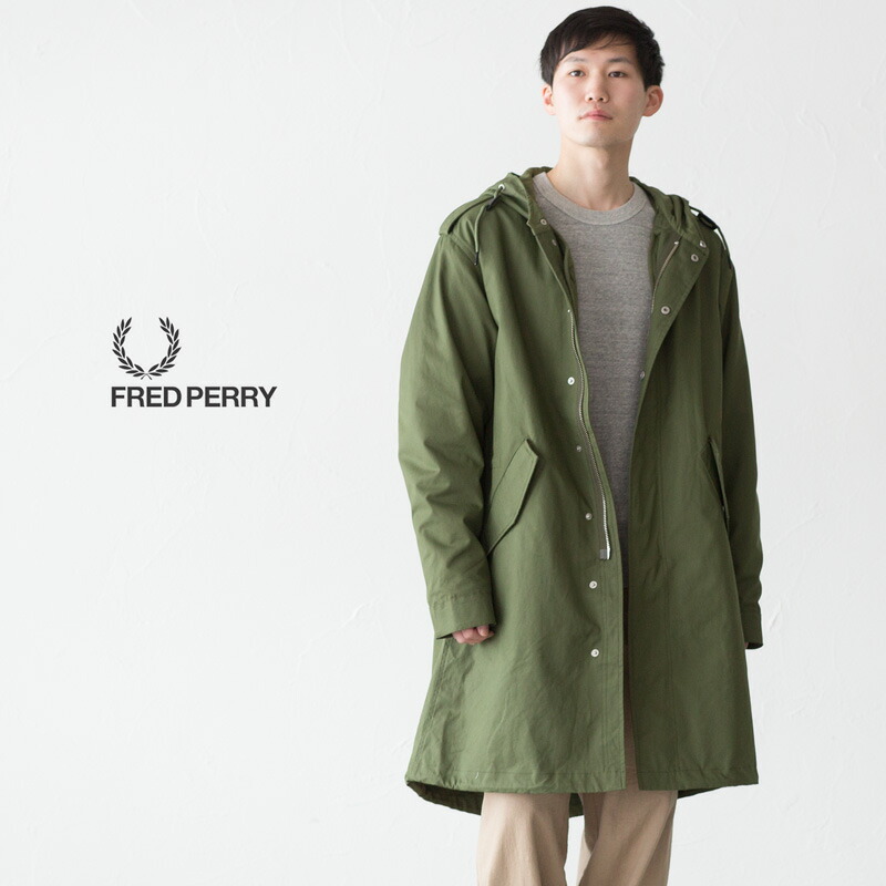 フレッドペリー モッズコート 2023FWモデル FRED PERRY ジップイン